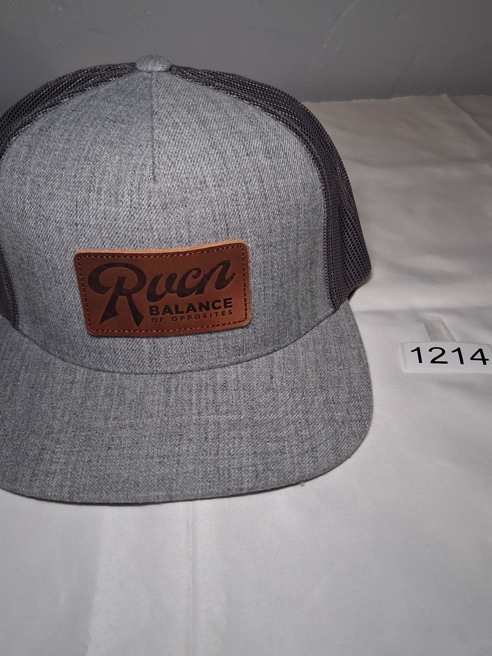 RVCA Black Mesh Trucker Hat